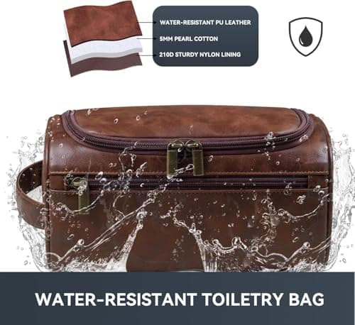 Lxjily Toiletry Bag for Men, Travel Essentials Dopp Kit — view 2