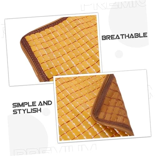 GALPADA Summer Cooling Pad Breathable Seat for Weather Driving Made of Bamboo Material Fits Seats for Summer Road Trips — view 6