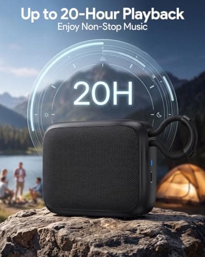 Brelley Bluetooth Speaker with Extra Bass, 20H Playtime, IPX7 Waterproof — view 4