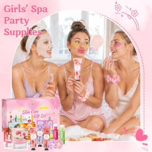 Pamper Gifts for Women, 156PCS Christmas Skincare Set Spa Party Supplies — view 6