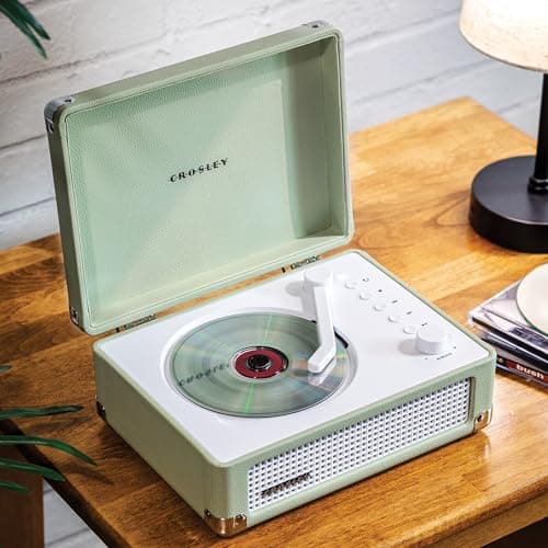 Crosley Cruiser Portable CD Player with Bluetooth, Mint — view 2