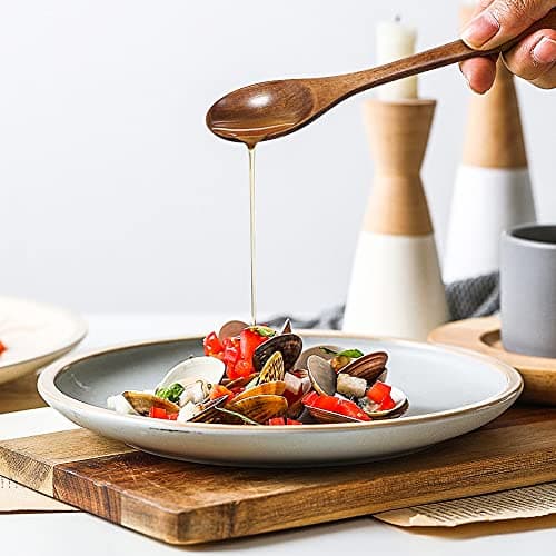 YFWOOD Wooden Cutlery Set, 4PCS Wooden Travel Cutlery, Spoons Forks Set — view 2