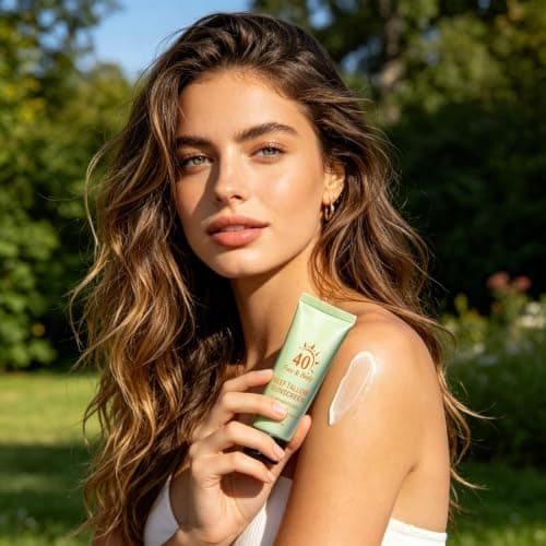 Organic Sunscreen SPF 40 Natural Lightweight 2.47 Oz — view 3