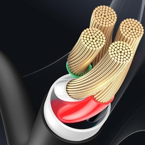 ljhnba 66W Fast Charging Type C Cable Spring, USB F Type C M — view 5
