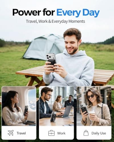 for MagSafe Power Bank fast charging, Magnetic Portable Charger for iPhone — view 6