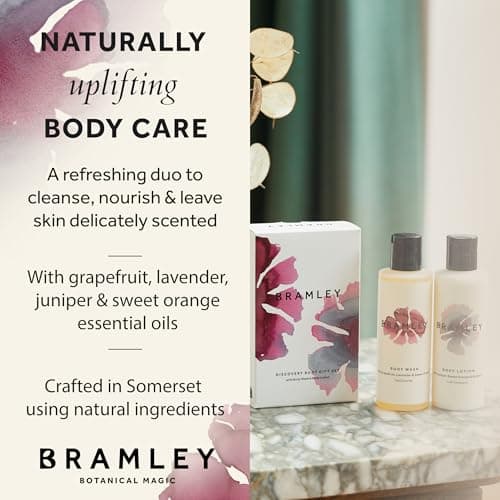 Bramley Discovery Body Gift Set (2 x 100 ml), Includes Travel Body Lotion, Pamper Gift for Women With Travel Minis of Natural Shower Gel and Body Moisturiser — view 2