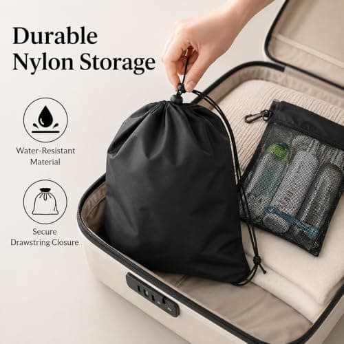 4Pcs Hanging Toiletry Bags Wet Dry Wash Bag Set for Travel and Gym — view 4