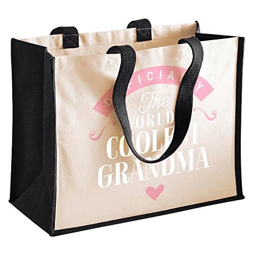 Design, Invent, Print! Grandma Bag 21 Litre Volume Black Cotton Canvas 42 x 33 x 19cm