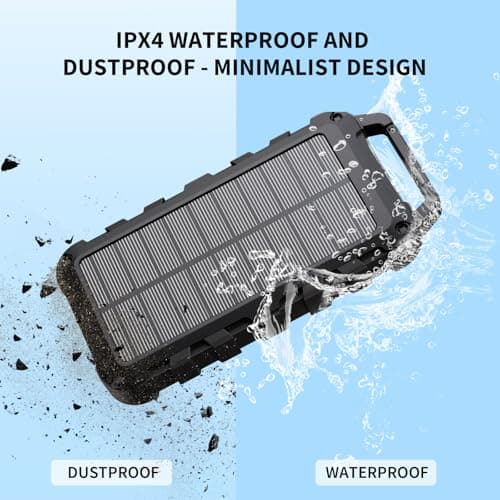 TOENNESEN Solar Power Bank, 10000mAh, PD 22.5 W, Portable Fast Charging — view 5