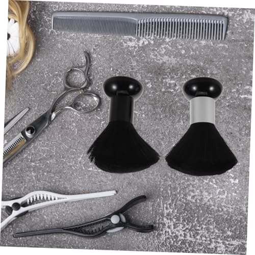 2pcs Neck Duster Brush Barber Hair Cleaning Brush Soft Trimmer Razor — view 5