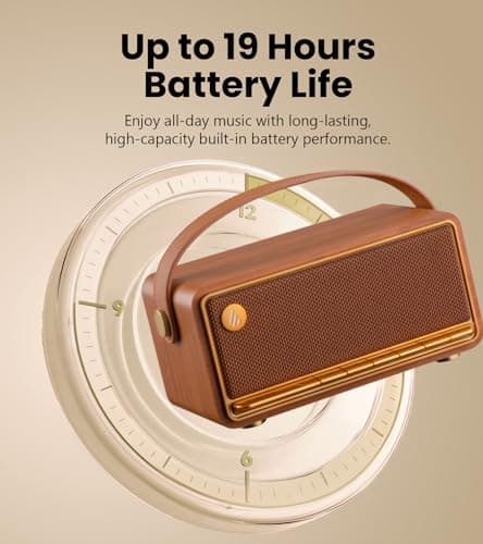 Edifier MP330 Portable Bluetooth Speaker with Hi-Res Audio, 40W RMS, Brown — view 4