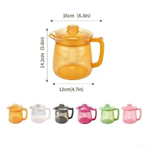 Portable Silicone Coffee Pot for Travel Camping(Transparent) — view 2