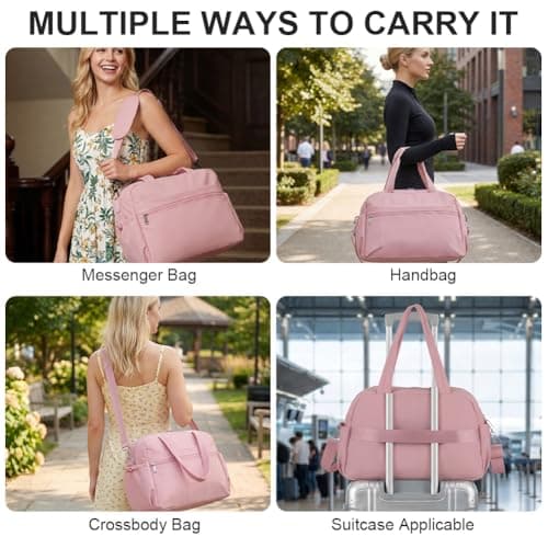 OSDUE Womens Gym Bag, 19L Large Travel Duffle Bags, 40x17x29cm — view 5
