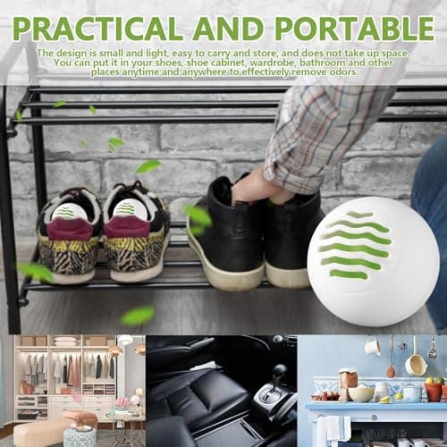 Mini Shoe Deodorizer Eco-Friendly Shoe Odor Eliminator Air Purifier — view 3