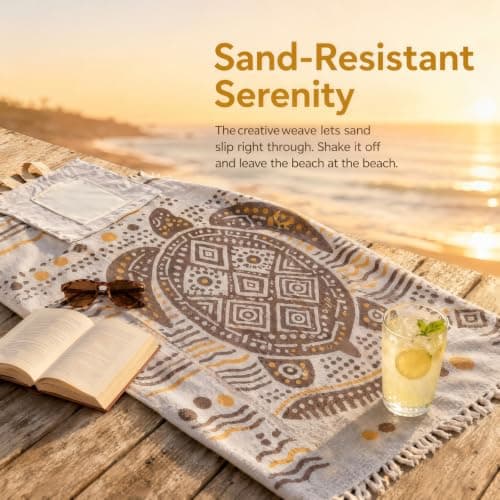 2 In 1 Convertible Beach Towel Bag Backpack, Sand Free Microfiber Beach Towel Backpack, Lightweight Quick Dry Travel Beach Blanket Bag, Packable Mat for Camping & Vacation (Orange) — view 2
