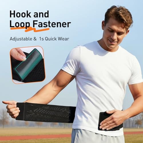 AGPTEK Running Belt with Water Bottles, Hydration Waist Pack for Men Women — view 2