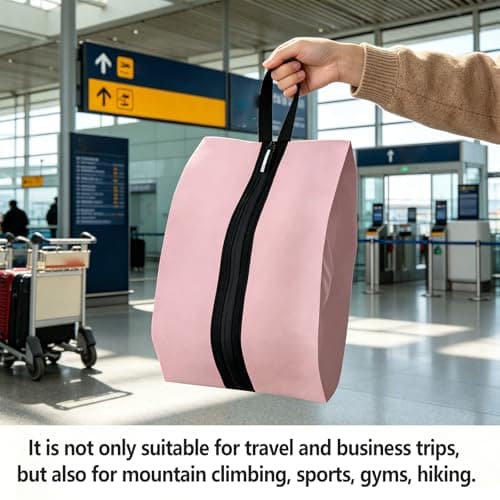 Shoe Bags for Travel with Zipper, Shoe Organiser for Trainers, Gym — view 5