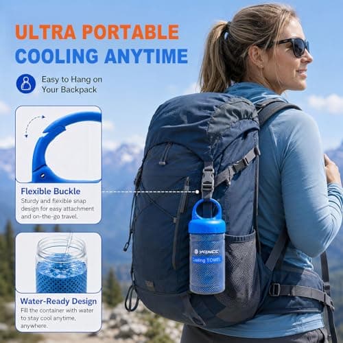 YQXCC Cooling Towels, 120x30 cm, Ice Cool Microfibre Towel for Neck — view 6