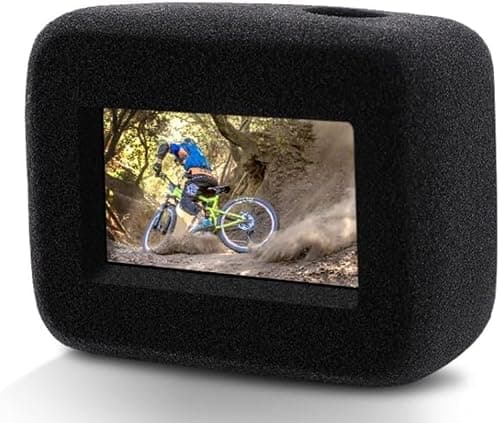 Wind Protection Windproof for Action Camera, Noise Cancelling Sponge Protection, Compatible with GoPro Hero 12/11/10/9 — view 3