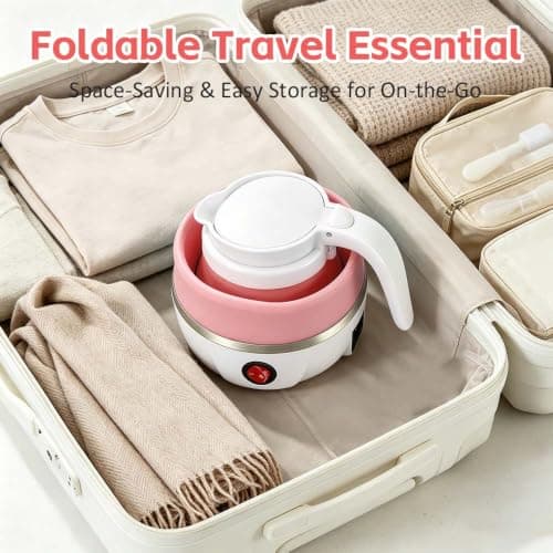 Travel Kettle Electric Foldable Camping Kettle Collapsible Kettle — view 6