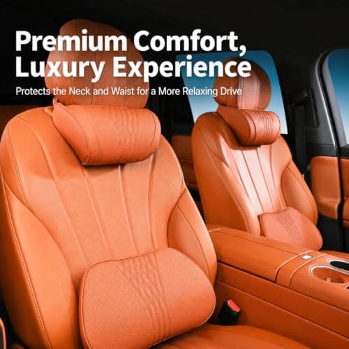 Universal Memory Foam Car Headrest Neck Pillow, Ergonomic Memory Foam Car Headrest Pillow, Soft Ergonomic Support Auto Neck Cushion for Long Road Trips & Daily Driving, Relieve Driving Fatigue，Gray — view 3