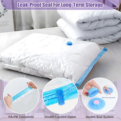 Vacuum Storage Bags- 12Pack 4XL/4L/4M Vacuum Bags for Travel — view 5