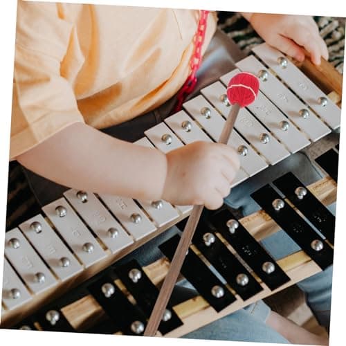 OFFSCH Wooden Singing Bowl Stick with Wool Yarn Head for Quiet Sound and Peaceful Tones, for Yoga and Meditation Sessions, Sturdy Wood Material for Men and Women — view 3