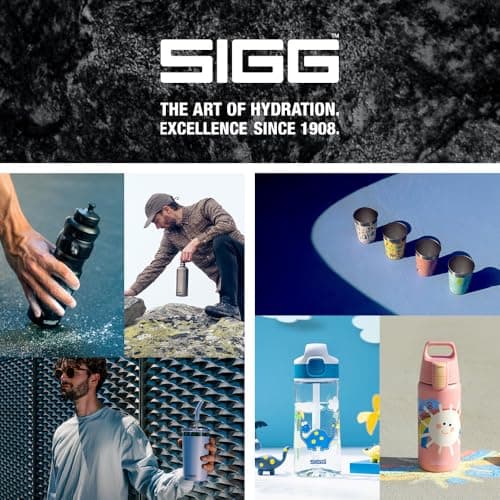 Sigg - Stainless Steel Water Bottle - Shield ONE Multicolour Reef - Suitable for Carbonated Drinks - Leak-Proof - Feather-Light - BPA-Free - Outdoor & Fitness - Turquoise - 0.75L — view 6