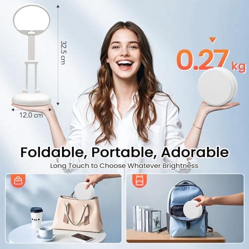 One Fire Rechargeable lamp, Portable Light, Reading Light,Long Battery Life — view 2