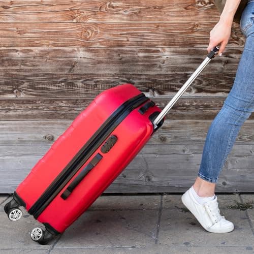 HOMSFOU 4pcs Universal Suitcase Wheels Replacement Kit Universal Suitcase Wheels Replacement Kit 4pcs for Luggage Repair Luggage Repair — view 5