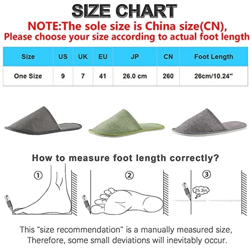 LinRim Disposable Slippers Guest Slippers - Terry Slippers for Travel, Spa, Sauna and Home - Non-Slip Sole - One Size Open Hotel Slippers for Spa, Party, Guest, Hotel and Travel, 05 Green, One Size — view 4