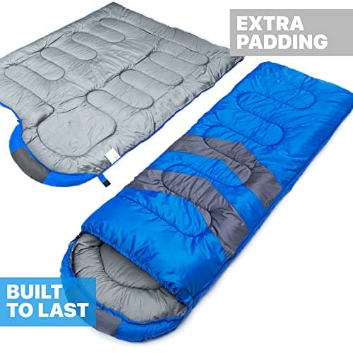 MalloMe Sleeping Bags for Adults & Kids Sleeping Bag 3-4 Season - Ultralight Backpacking Sleeping Bag Cold Weather & Warm, Lightweight Compact, Single Adult Girls Boys Winter Sleep Camping Accessories — view 3