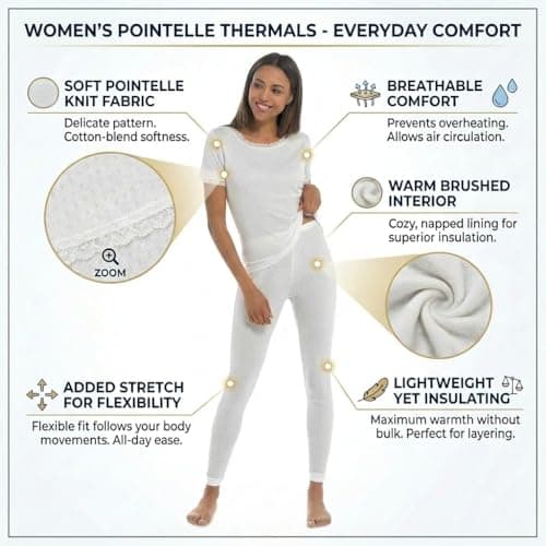 Undercover Lingerie 2 Pack Womens Thermal Built Up Strap Vest White Medium — view 5