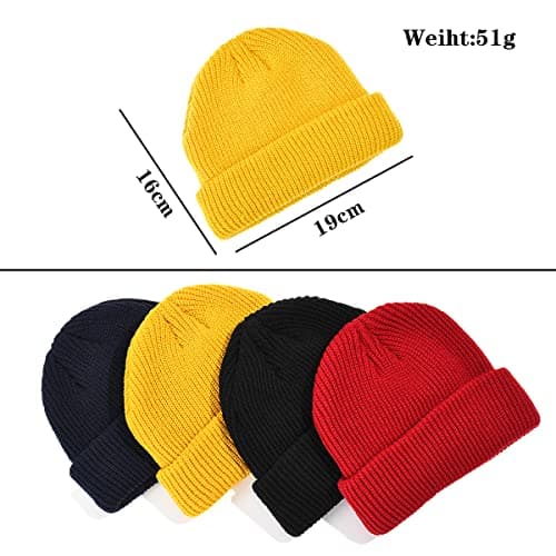 1Pc Unisex Winter Warm Beanie Hat for Men and Women, Casual Short Thread Hip Hop Style Cap, Suitable for Hunting, Travel and Camping, Cold Weather Accessory — view 3