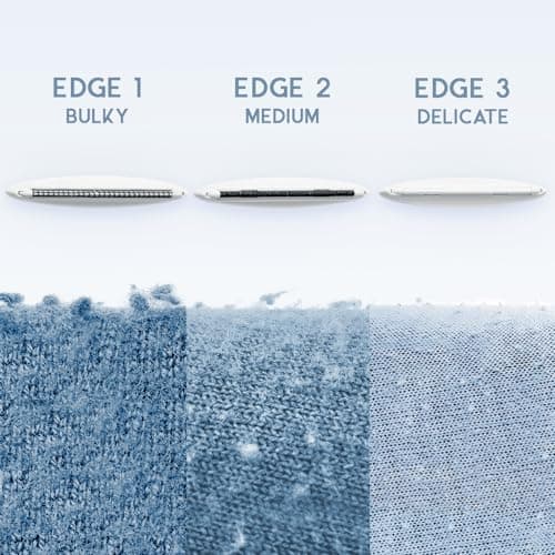 GLEENER Universal Replacement Edge Set for All Gleener Fabric Shavers (Variety Pack Edges 1, 2 & 3) — view 4