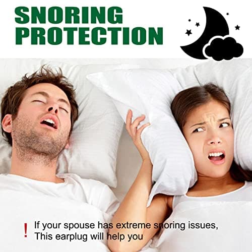 Ear Plugs for Sleeping (12 Pairs) by ToSSme® I Soft Silicone Ear Plugs I Noise ReductionReusable Swimming EarPlugs — view 3