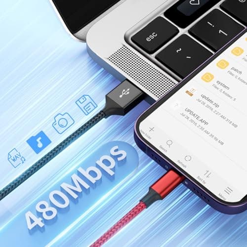 Multi Charging Cable(2Pack 4FT)，Charging Cord for iPhone,Samsung — view 4