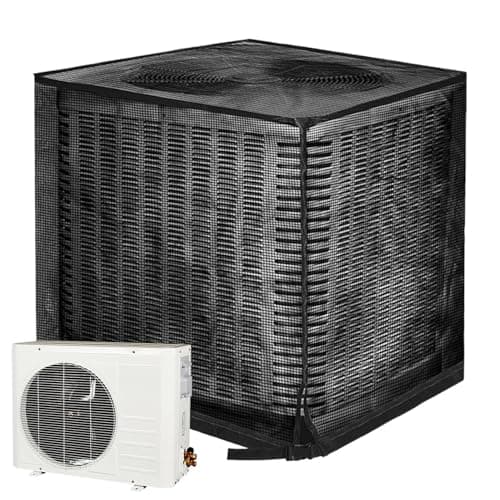 Outdoor Air Conditioning Cover – Folding Dust Protector 90x90x100 cm Mesh Shield for Pool Winter Use Weather Resistant Essential Travel Accessory