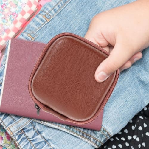 PU Earbuds Case Travel Electronics Organizer with Multi Layer Design — view 6