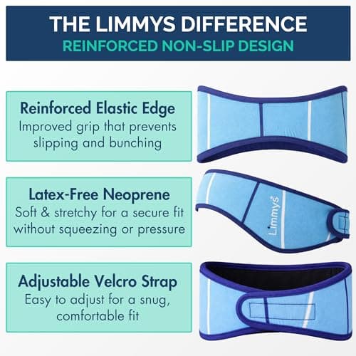 Limmys Swimming Headband for Kids and Adults – Non-Slip Neoprene Ear Band — view 3