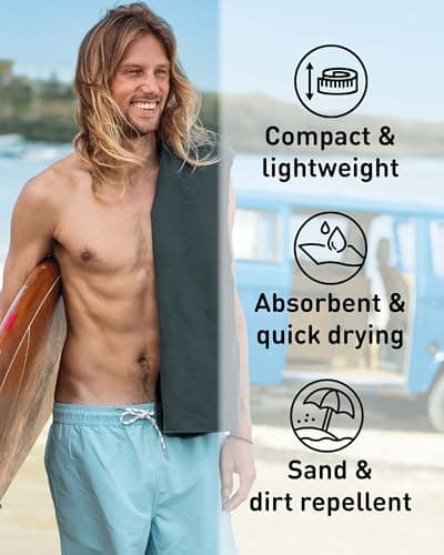 Fit-Flip Microfibre Towel - Compact, Ultra lightweight & Quick dry — view 2