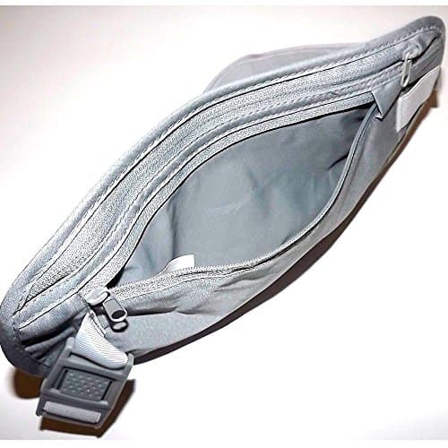 Travelon RFID Blocking Undergarment Waist Pouch, Gray, One Size, Gray, One Size, RFID Blocking Undergarment Waist Pouch — view 2
