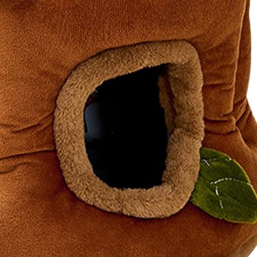 Hamster House: Thickened Padded Heat Retention, Flannel Hideaway 25x20x20cm, Windproof Structure Small Pet Tent Cabin with Case for — view 6