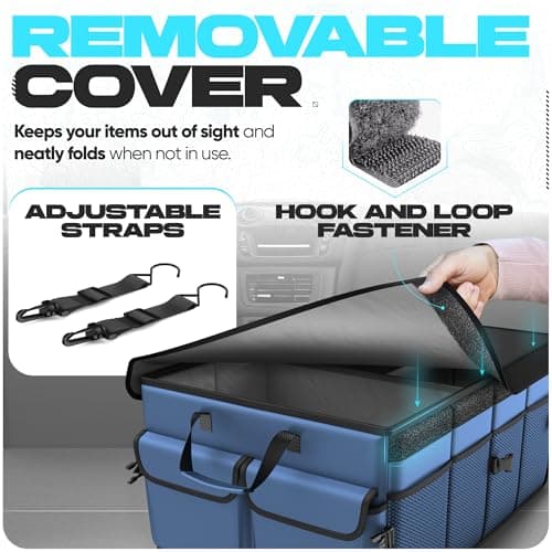 FORTEM Car Boot Organiser - Foldable Car Organiser & Storage for SUV Trucks — view 5