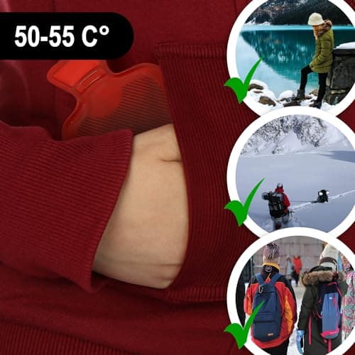 com-four® 4X Reusable Pocket Warmers, Hand Warmers in hot Water Bottle — view 3