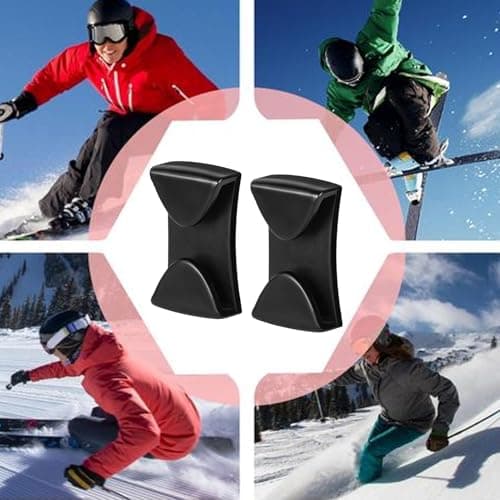 Furtryvl 4 Pieces Goggle Clip, Winter Sports Goggle Clip, Adhesive Ski Helmet Goggle Clip Replacement Goggle Clip, Goggle Grip Quick Release Goggle Clips for Ski/Snowboard Helmets to Fix Goggles — view 5