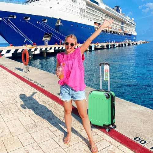 4 Pcs Cruise Luggage Tag Holders with Steel Loops, 2 Pcs ID Card Holders — view 6