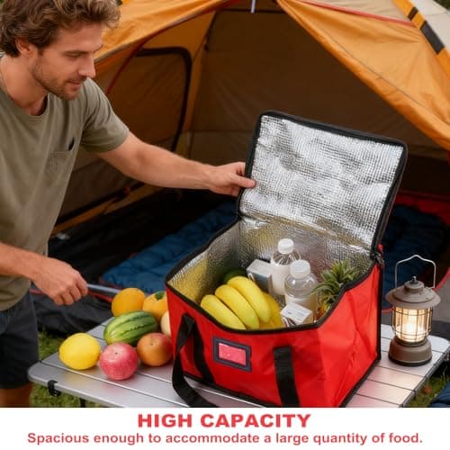 Food Delivery Bag, 70L Insulated Thermal Bag 52 * 35 * 39 CM — view 5