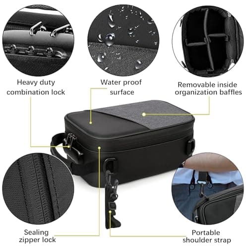 Kazaigou 16-in-1 Smell Proof Stash Bag with Combination Lock — view 6