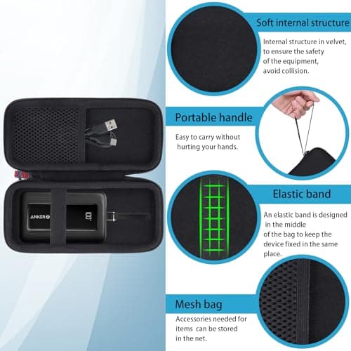 Khanka Hard Case for Anker Zolo Power Bank 20,000mAh 45W(A1681)/30W(A1689) — view 4
